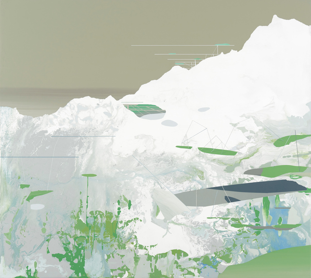 William Swanson, ‘Operational Slope’, 2018, Painting, Acrylic on panel, Eleanor Harwood Gallery