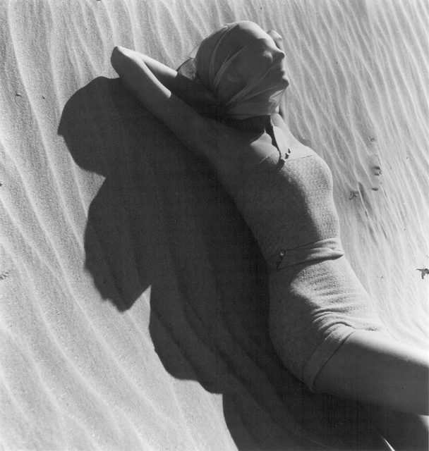 Louise Dahl-Wolfe, ‘McCardell Suit with Scarf Over Face’, 1945, Photography, Staley-Wise Gallery