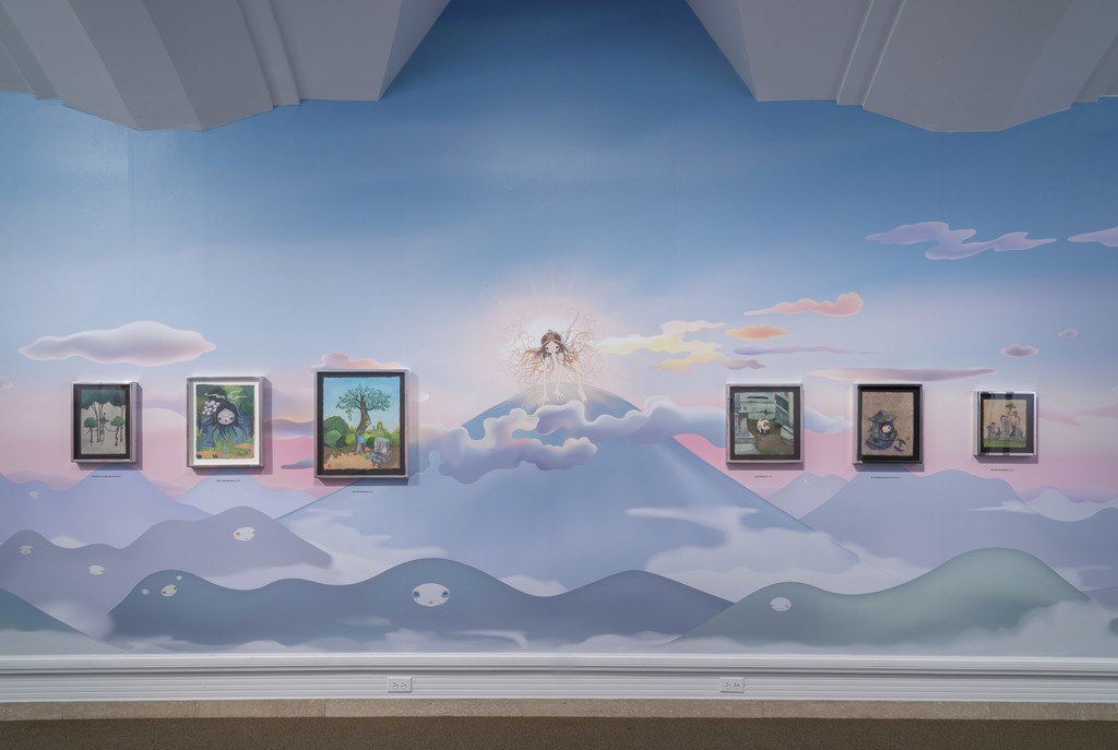 Installation view of Chiho Aoshima: Rebirth of the World, 2015. Photo Joshua White, courtesy of Seattle Art Museum. Installation view of Chiho Aoshima: Rebirth of the World, 2015. Photo Joshua White, courtesy of Seattle Art Museum.