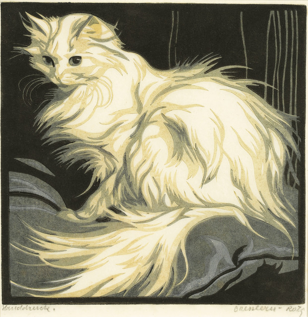 Norbertine Bresslern-Roth, ‘Angora cat’, 1925, Galerie Kovacek & Zetter