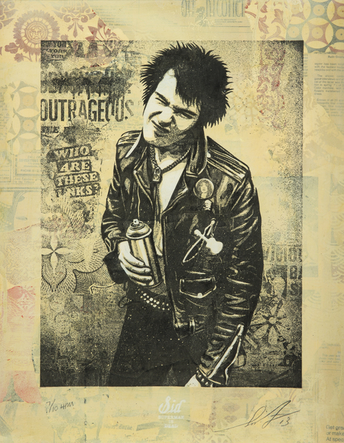 Shepard Fairey (OBEY), ‘Sid Spray’, 2013, Julien's Auctions