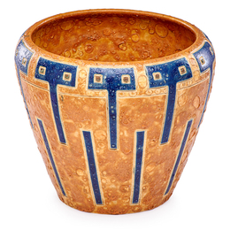 Fine Large Vase With Stylized Geometric Design, University City, MO