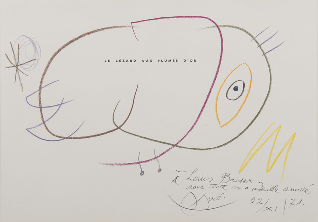 Joan Miró, ‘Sans titre’, 1971, HELENE BAILLY GALLERY