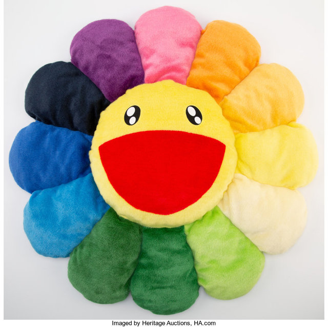 murakami flower cushion