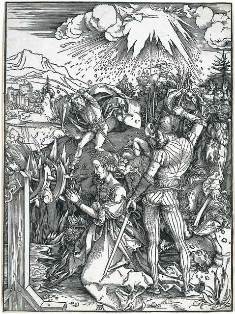 Albrecht Dürer, ‘Martyrdom of Saint Catherine’, 1497, Blanton Museum of Art