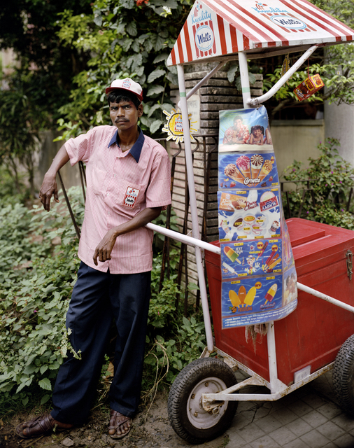 Laura McPhee, ‘Ganesh Das, Ice Cream Man, Jodhpur Park, Kolkata’, 1998, Benrubi Gallery