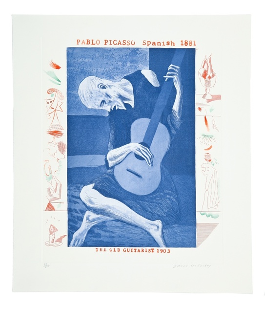 David Hockney, ‘The Old Guitarist (from The Blue Guitar) (M.C.A. Tokyo 179)’, 1976-1977, Forum Auctions