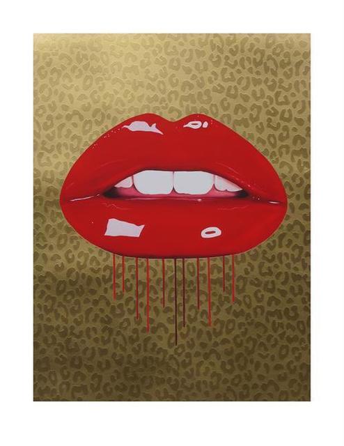 Sara Pope, ‘Crush (Leopard) 24ct Gold Leaf Overlay’, 2017, Print, Archival Inkjet with a Nylobag Screenprint for Relief. Somerset Satin Enhanced 330gsm Paper, Stowe Gallery