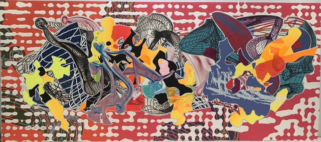 Frank Stella, ‘Libertina’, 1995, Print, Relief, screenprint, etching, aquatint, lithograph, engraving on white TGL handmade paper, Anders Wahlstedt Fine Art