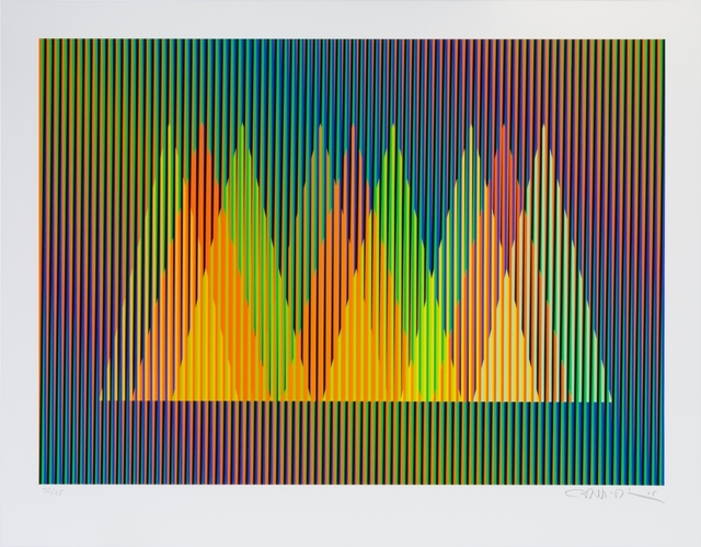 Carlos Cruz-Diez, ‘Serie Cardíaca Triángulo 1’, 2015, Marion Gallery