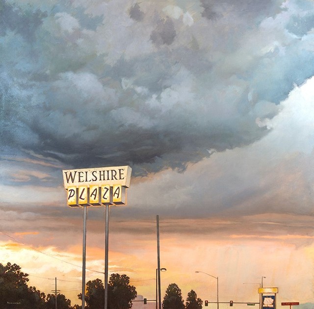 David Kammerzell, ‘Storm Over Colorado Boulevard’, 2016, Painting, Oil, Abend Gallery