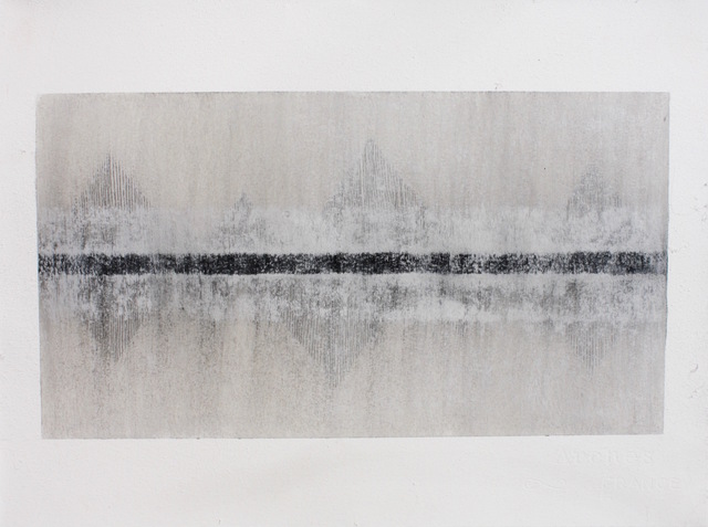Fiona Robinson, ‘La Cathédrale Engloutie, Variation 1’, 2018, Drawing, Collage or other Work on Paper, Graphite, charcoal and mixed media, The Drawing Works