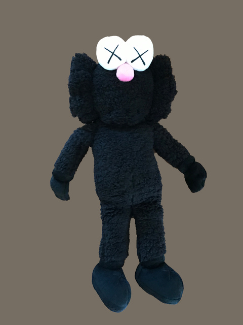 kaws bff plush black