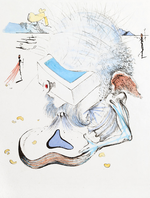 Salvador Dalí, ‘Apollinaire : Head with Drawer’, 1967, Off The Wall Gallery