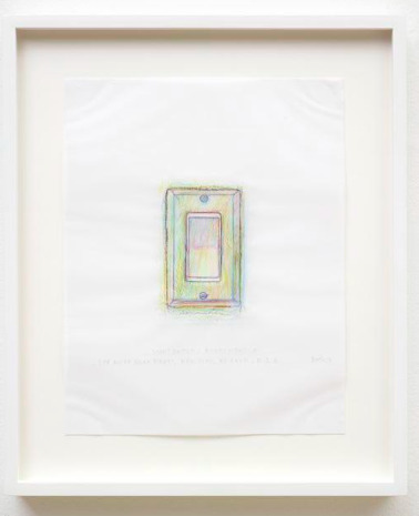 Do Ho Suh, ‘Rubbing/Loving Project: Light Switch, Apartment A, 348 West 22nd Street, New York, NY 10011 USA’, 2014, Painting, Colored pencil on vellum, Joyce Varvatos