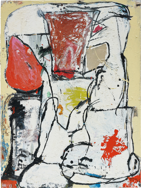 Eddie Martinez, ‘Reverse Motivation’, 2013, Painting, Oil, enamel and spray paint on panel, Phillips