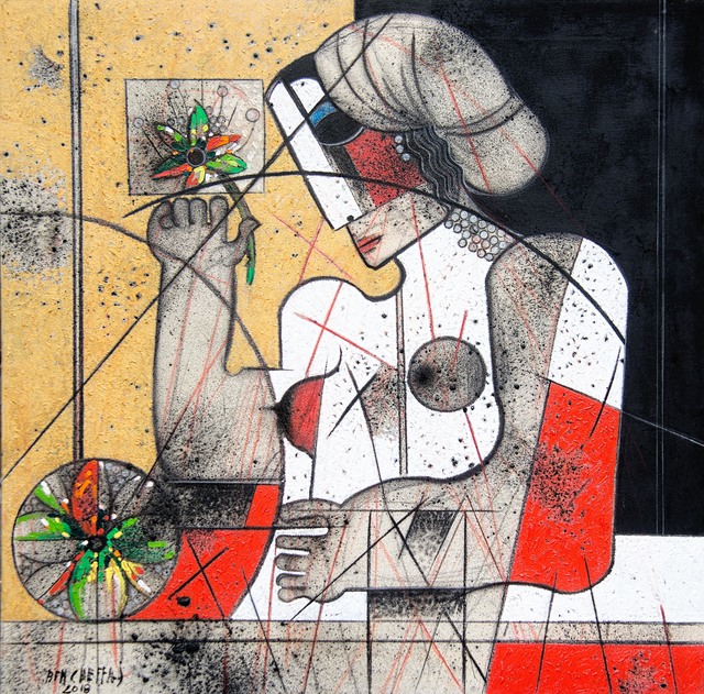 Saâd Ben Cheffaj, ‘L'exaltation de la fleur’, 2018, L'Atelier 21