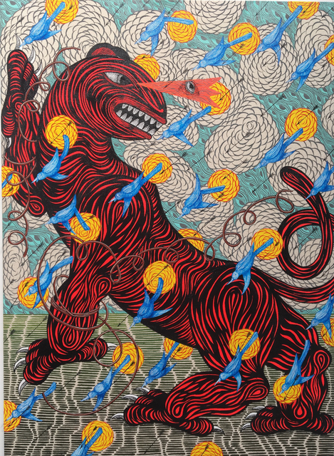 Andrew Schoultz, ‘Unbound Beast’, 2017, Bruno David Gallery