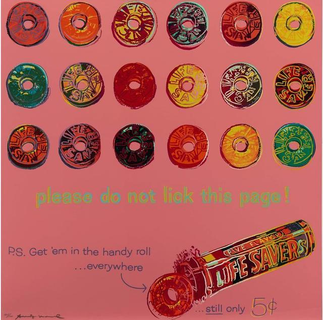 Andy Warhol, ‘Lifesavers from Ads’, 1985, Print, Screenprint on Lenox Museum Board, Vertu Fine Art