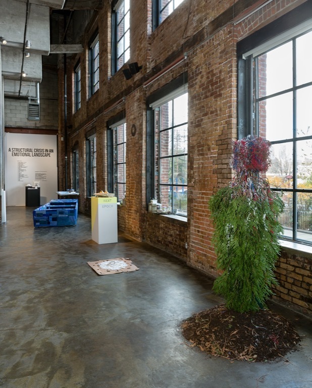 Image courtesy of Smack Mellon. Photo by Etienne Frossard. Installation view. Image courtesy of Smack Mellon. Photo by Etienne Frossard. Installation view.