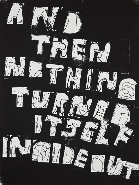 Stefan Marx, ‘And Then Nothing Turned Itself Inside out’, 2020, Painting, Monopigmented, solvent-free acrylic ink on canvas, CFHILL