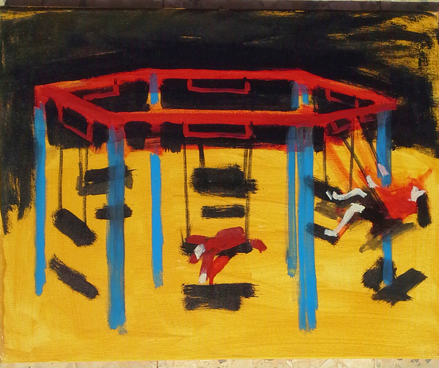 Olga Kundina, ‘Nigt Swing’, 2014, Painting, Oil on canvas, Rosenfeld Gallery