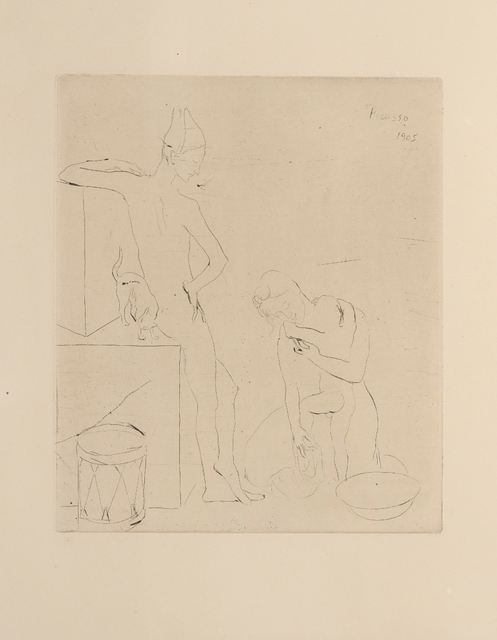 Pablo Picasso, ‘Le Bain, plate 12 from La suite des Saltimbanques (The Bath, from The Acrobats Suite)’, 1905, Phillips