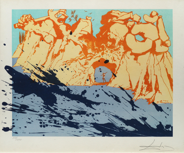 Salvador Dalí, ‘Costa Brava’, 1971, Print, Lithograph Printed In Colours On Munne, Roseberys