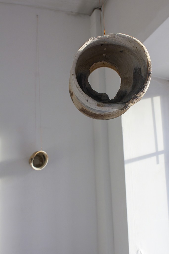 Fragment of the exhibition "Between" with fragment of installation by Onė Maldonytė. Photography by Airida Rekštytė. Fragment of the exhibition "Between" with fragment of installation by Onė Maldonytė. Photography by Airida Rekštytė.
