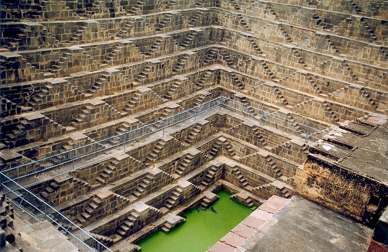 Image: Chand Baori, in the village of Abhaneri near Bandikui, Rajasthan, 2003.
Courtesy of Doron. Image: Chand Baori, in the village of Abhaneri near Bandikui, Rajasthan, 2003.
Courtesy of Doron.