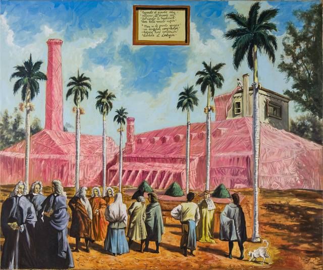 Douglas Perez Castro, ‘The Installation Artist’, 1996, Painting, Oil on canvas, Track 16 Gallery