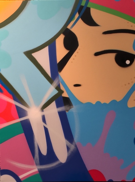CRASH, ‘Pocket Pinup’, 2018, Painting, Spray Paint on Canvas, JoAnne Artman Gallery