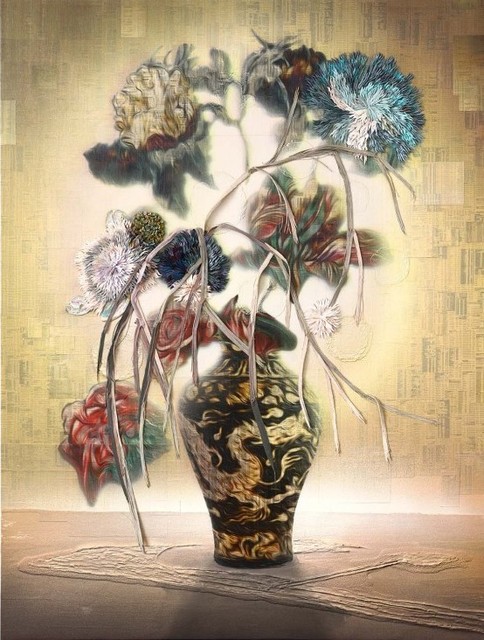 Gordon Cheung, ‘Here Be Dragons II’, 2018, Painting, Mixed media on canvas, Galerie Huit