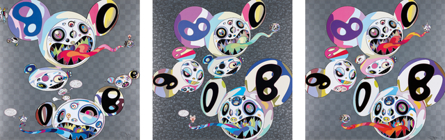 Takashi Murakami, ‘Parallel Universe; Spiral; and The World and the World Beyond’, 2013-2014, Phillips