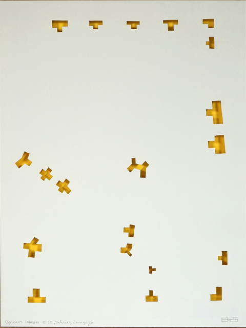 Eltono, ‘Options II’, 2016, Drawing, Collage or other Work on Paper, Cut-out Montval 300gr paper, SET ESPAI D'ART