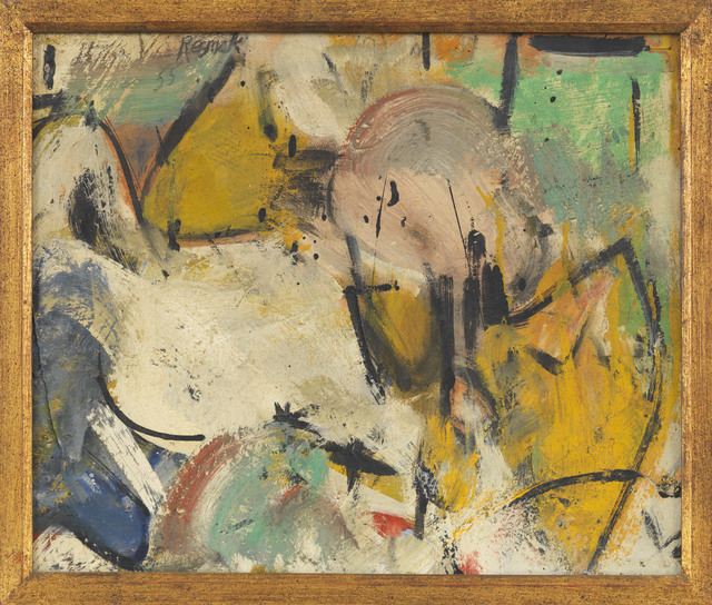 Milton Resnick, ‘Untitled’, 1955, Painting, Oil on canvas, The Milton Resnick and Pat Passlof Foundation