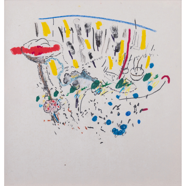 Martial Raysse, ‘Untitled’, circa 1974, Drawing, Collage or other Work on Paper, Pastel and pencil on paper, PIASA