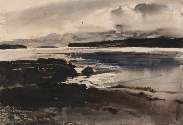 Andrew Wyeth, ‘Sea Birds’, Painting, Watercolor on paper, Doyle