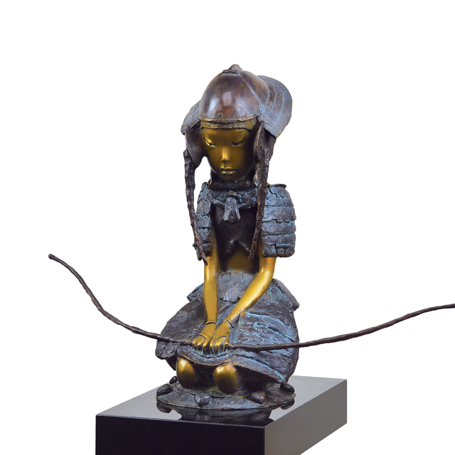 Andrey Ostashov, ‘Waiting for hero. Small’, 2017, Sculpture, Bronze, Granite, OSTASHOV sculpture