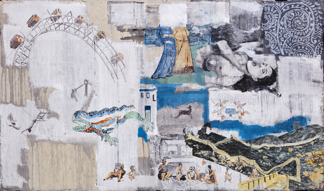 Wang Haichuan, ‘Entertained to death 娱乐致死’, 2013, Painting, Acrylic on Tibetan paper, Art+ Shanghai Gallery