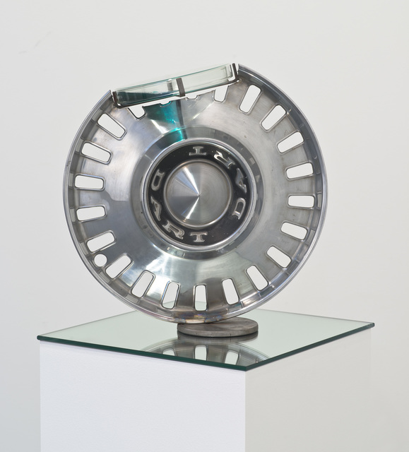 Liz Larner, ‘110 Fwy, June Gloom and Shrimp Tacos’, 2013, Other, Glass, steel, bacterial culture on nutrient agar, 110 Fwy, June Gloom, and shrimp tacos, LAXART Benefit Auction